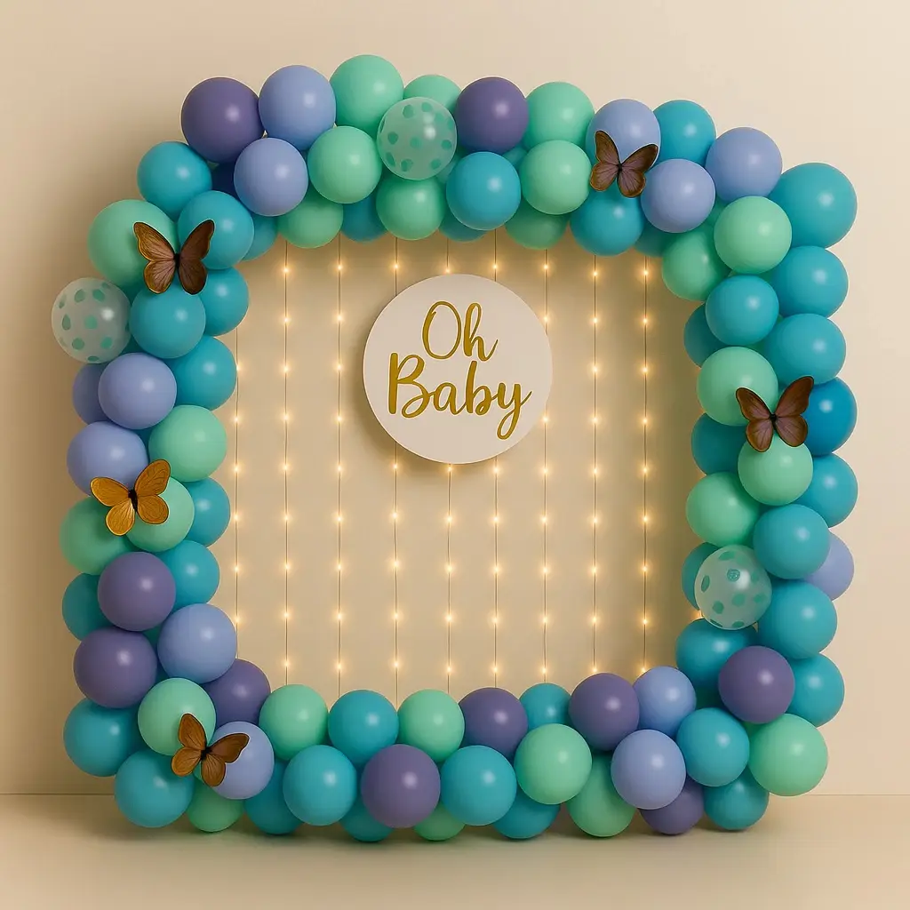 Green Baby Shower Decor