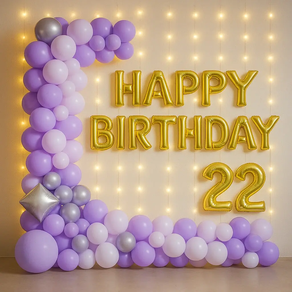 Lavender Theme Birthday Decor